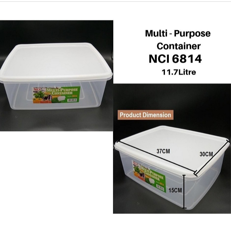 NCI6814 Multipurpose Storage Box / Storage Container / Storage Bin ...