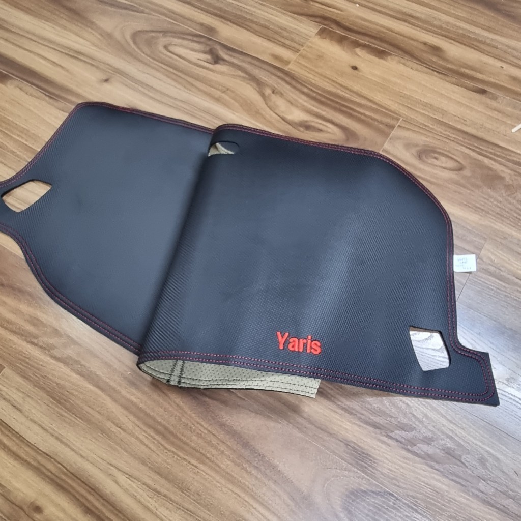Toyota YARIS CROSS carbon grain leather dashboard mats for Toyota