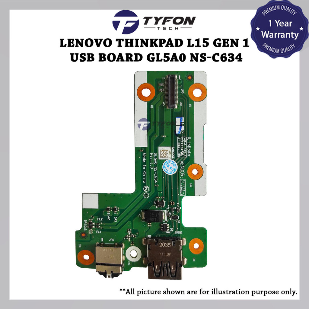 Dalle écran LCD 15.6" FHD IPS Pour Lenovo ThinkPad L15 Gen 1 (20U7, 20U8) - Neuf - Garantie 1 An