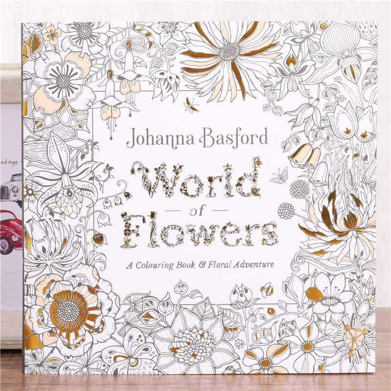 World of Flowers Coloring Book World of Flowers Secret Garden Series ...