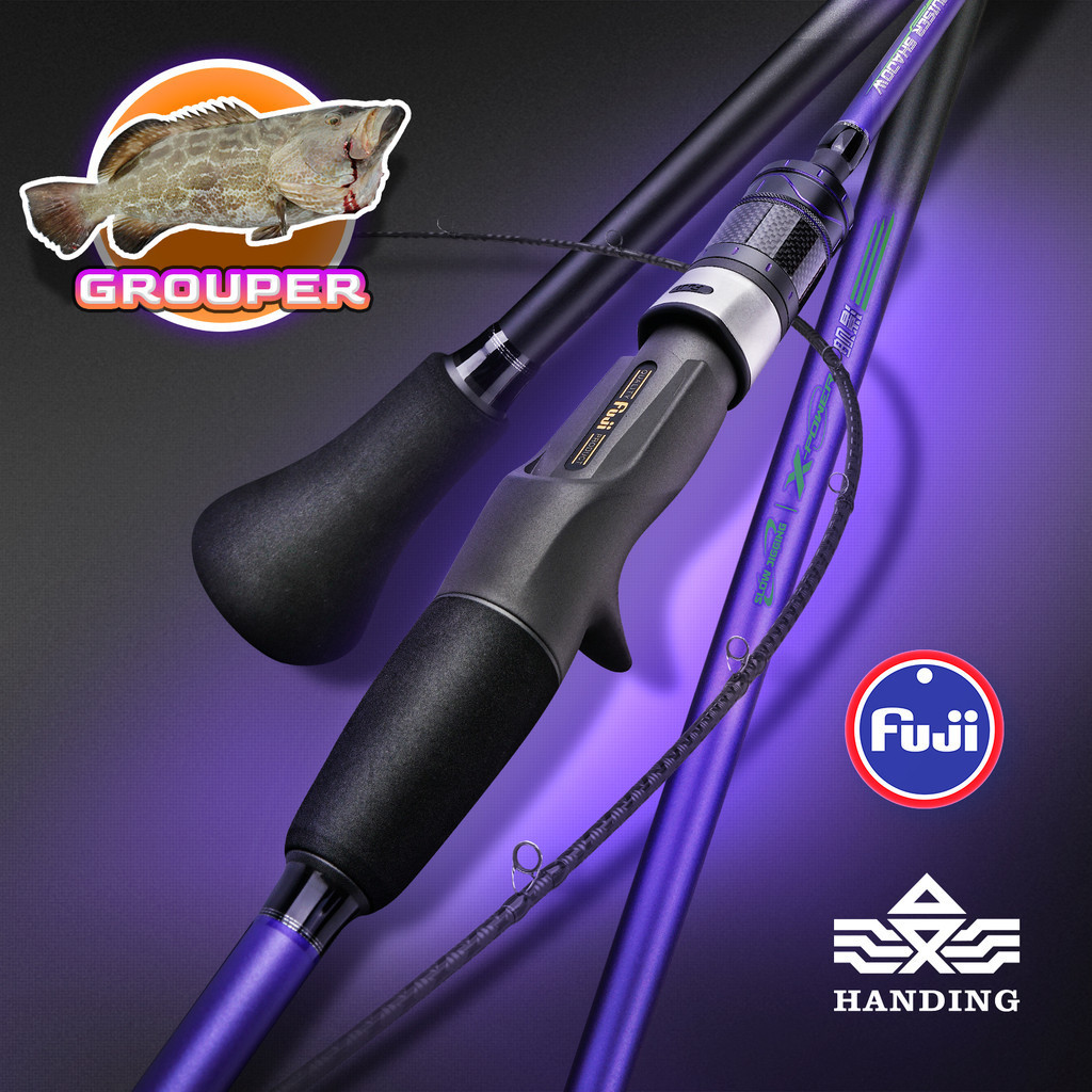 Cruiser Shadow SlowPitch Jigging Rod TORAY® 40 Ton Carbon Blanks Sea