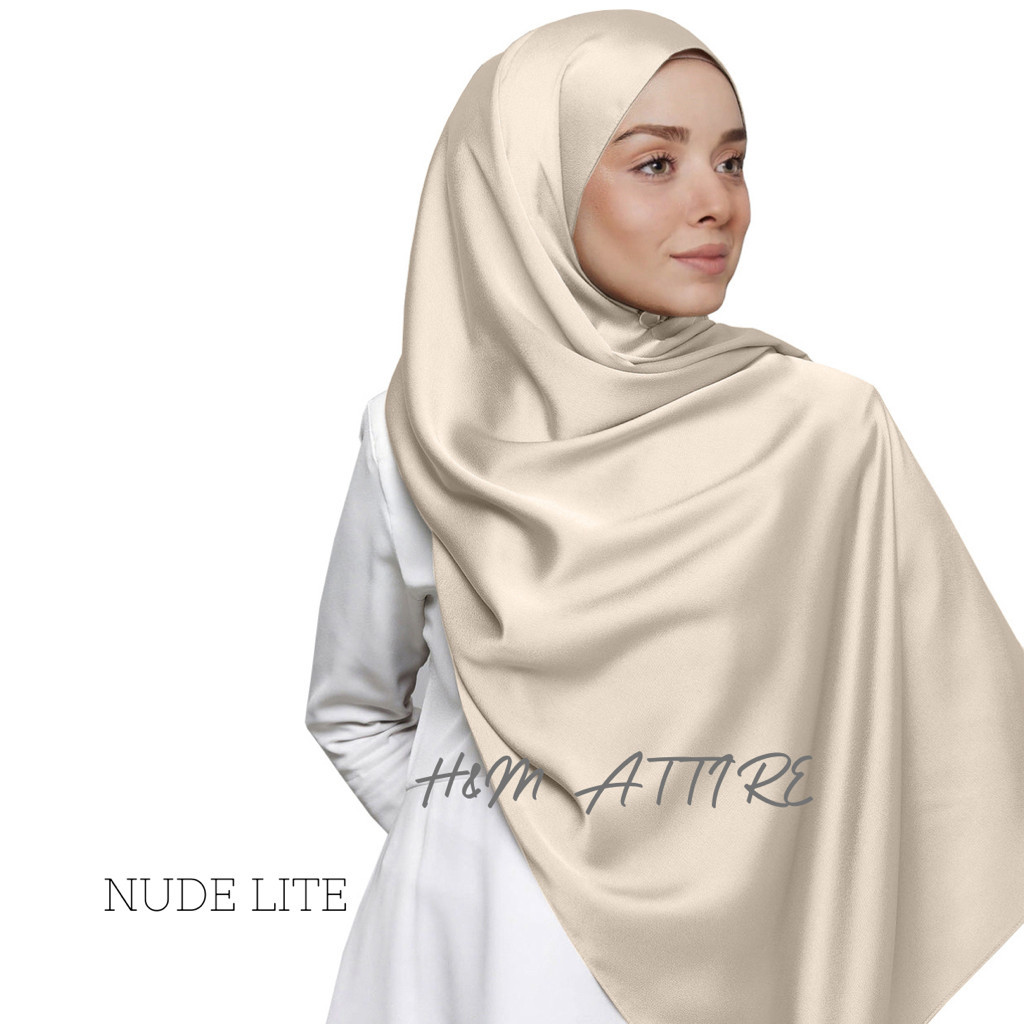 shawl bubble satin