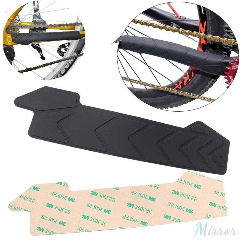 Silicone Bike Chain Protector Bicycle Frame Chainstay Pad Scratch ...