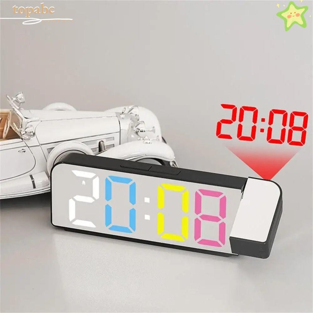 TOPABC Led Digital Clock, Date Time Temperature Luminous Digital ...