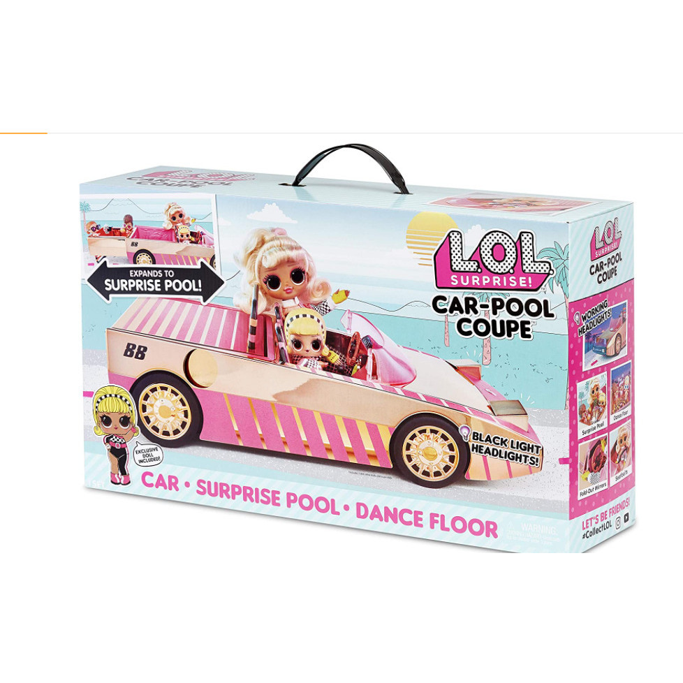 Lol Surprise Car Pool Coupe With Exclusive Doll Surprise Pool And Dance Floor Shopee Malaysia