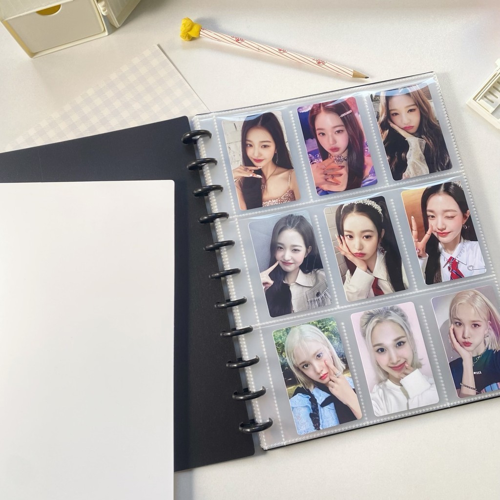 A4 Photocard Binder 9 Pocket Card Sleeves Polaroid KPOP Lomo Card Game  Trading Card Holder Large Album | Shopee Malaysia
