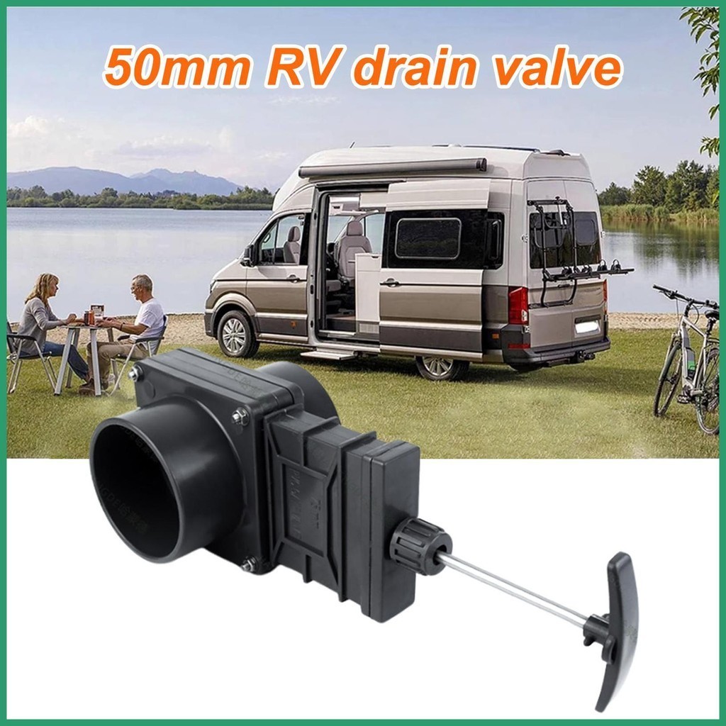 RV Drain Valve RV Sewer Gate Valve RV Caravan Water Gate Valve Flow
