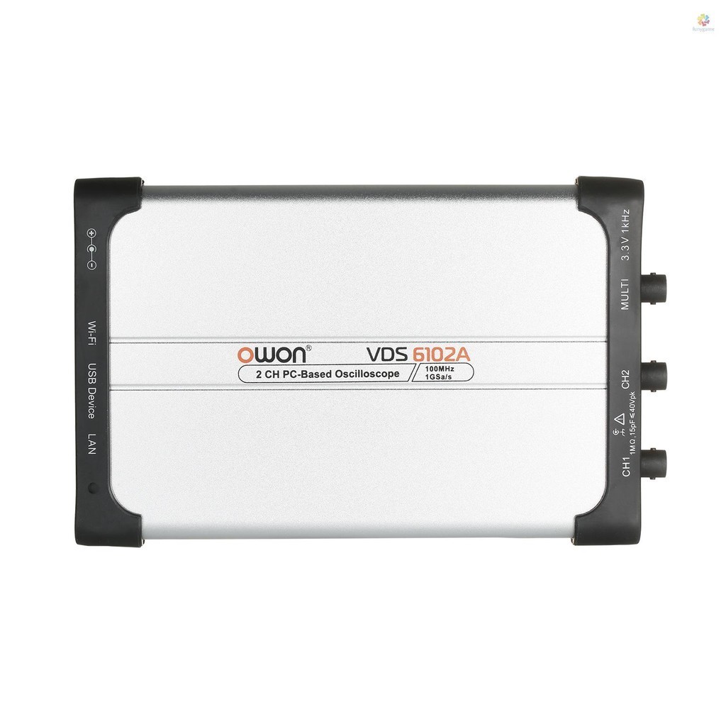 Owon VDS6102A USB PC Virtual Oscilloscope 2 Channel 100 MHz 1Gsa/s ...