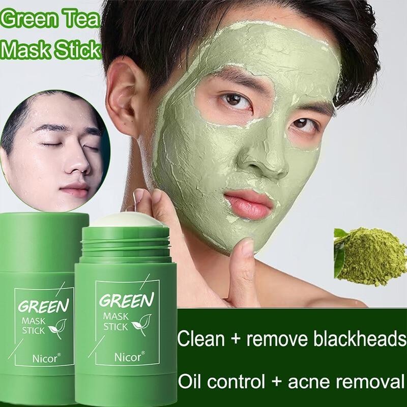 Green Tea Mask Stick Pore Scavenger Cleansing Green Magic Wand Deep ...