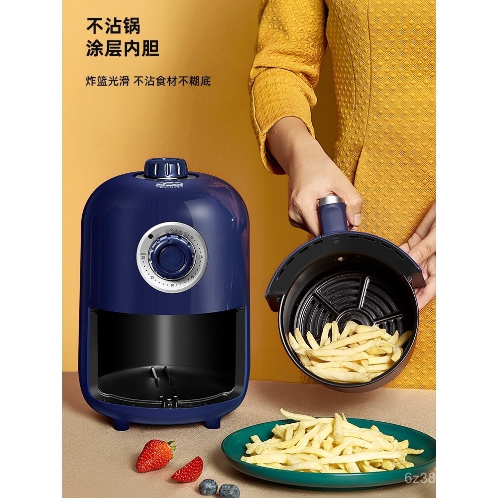 Asa Air Fryer Isi Rumah Kecil Mini Satu Hidangan Pemanas Asrama 1L ...