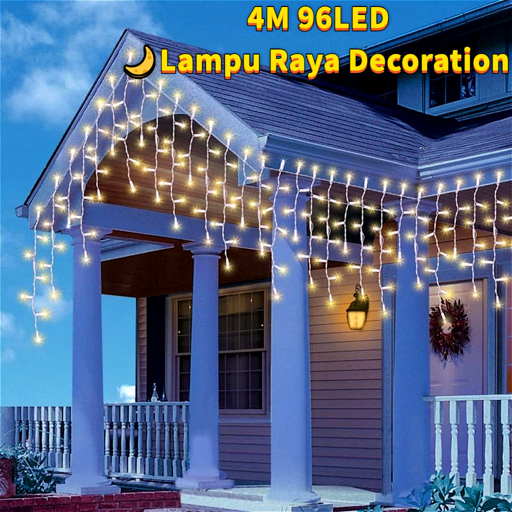 4M 96LED Lampu Raya Fairy Light Outdoor Garden Waterproof String Light ...