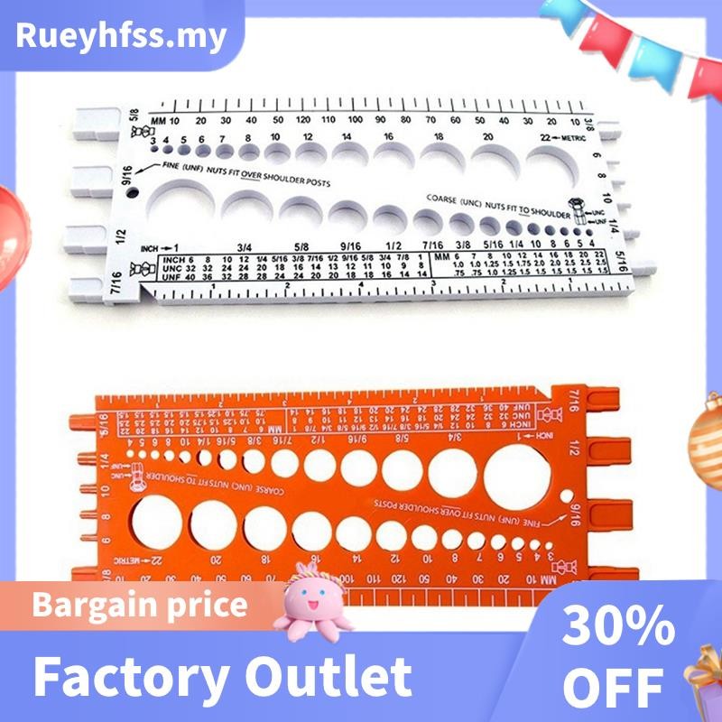 Excellent Bolt Nut Thread Inch&Metric Thread Tester Bolt Gauges ...