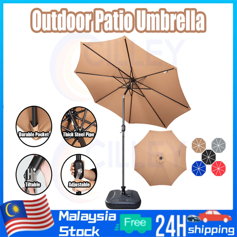 Malaysia Spot Garden Umbrella Outdoor Patio Umbrella Waterproof Uv ...