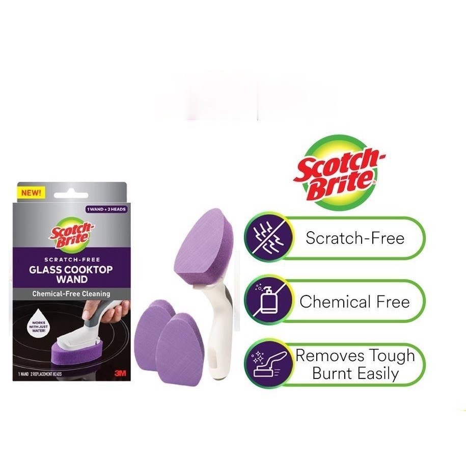 3M ScotchBrite ScratchFree Glass Cooktop Wand Scratch Free Easy