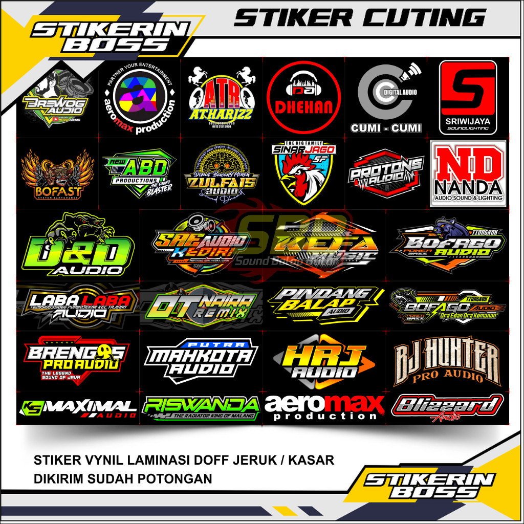 Sound System Sticker - Contents 28/25/26 - Brewog Brengos k5 Maximum