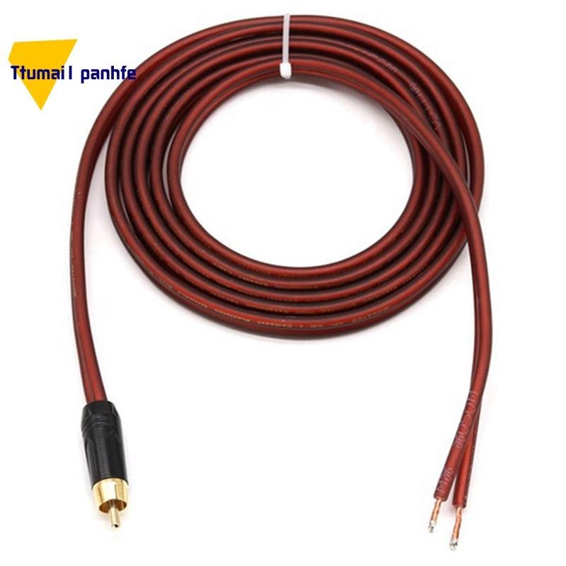 RCA Speaker Cable Bare Wire Speaker Wire to RCA Plug,Replace RCA Plug ...