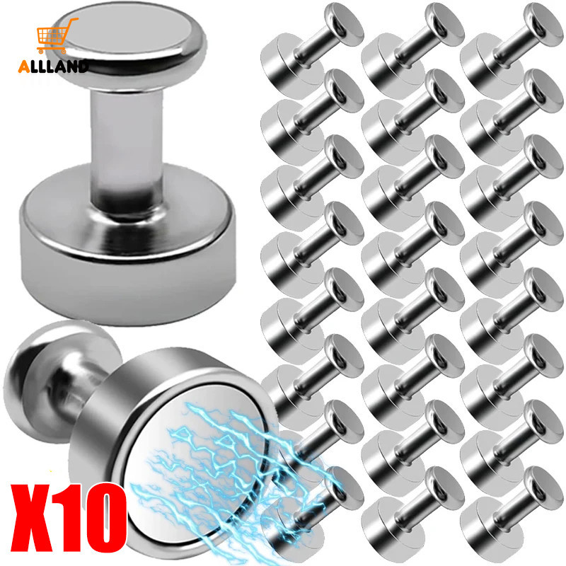 2/4/6/10 PCS Mini Magnetic Thumbtack Hook - Neodymium Iron Boron ...