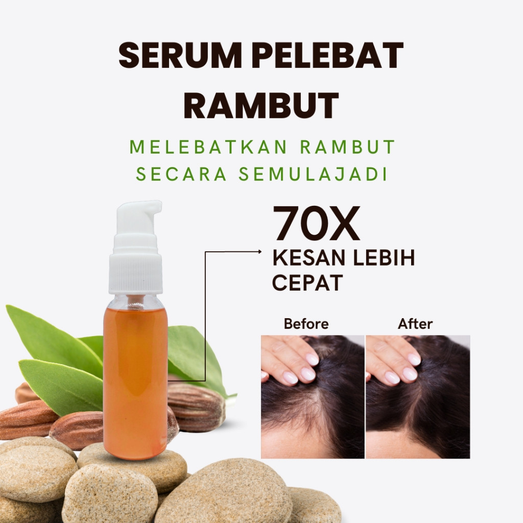 Serum Rambut Buatan Sendiri dari Minyak Semula Jadi