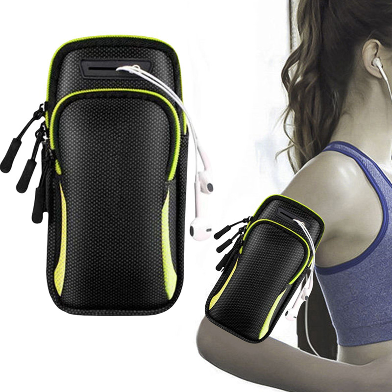 FAUSE Sports Armband Phone Case Breathable Mesh Waterproof Arm Pouch