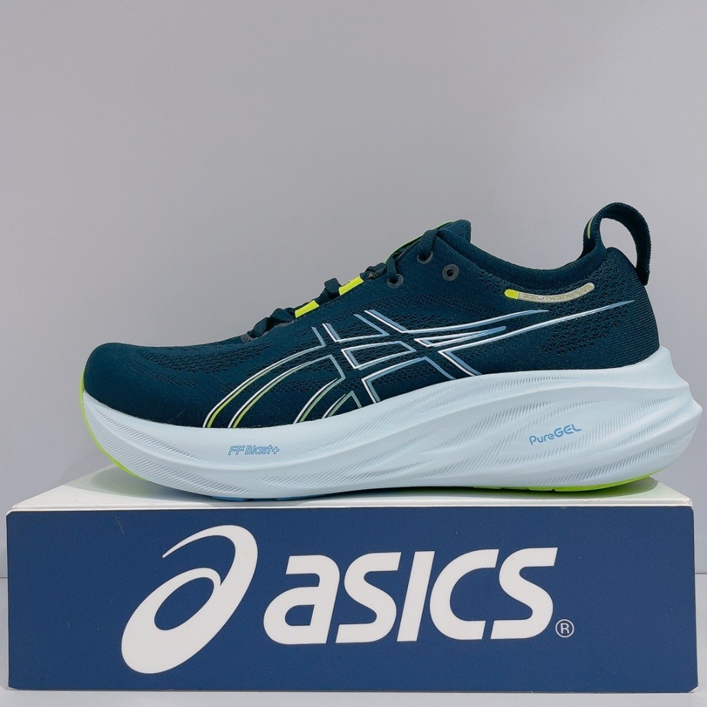 2024 High quality ASICS GEL-NIMBUS 26 (4E) Boys Blue Wide Last ...