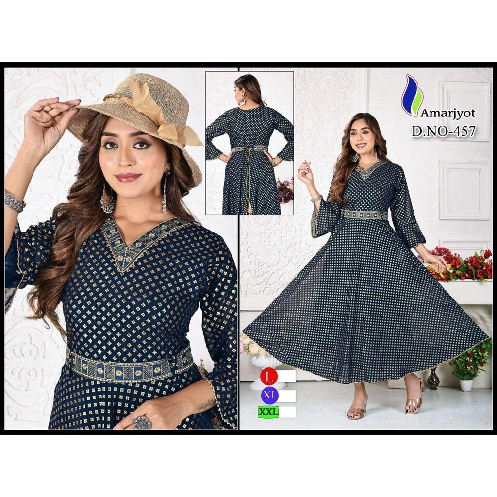 Chiffon kurti tops clearance