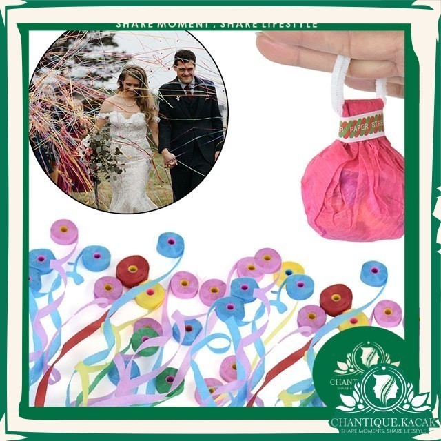 CK Hand Throwing Ribbon 30 Spider Silk Color Strip Bouquet Prop Random ...