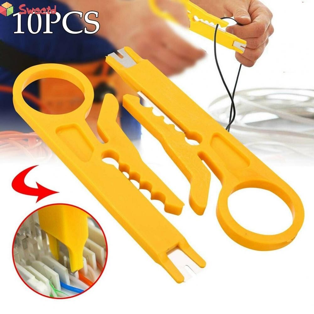 Plastic Strip Data Wire Punch Down Cutter Stripper Manual Plier Set 1 ...