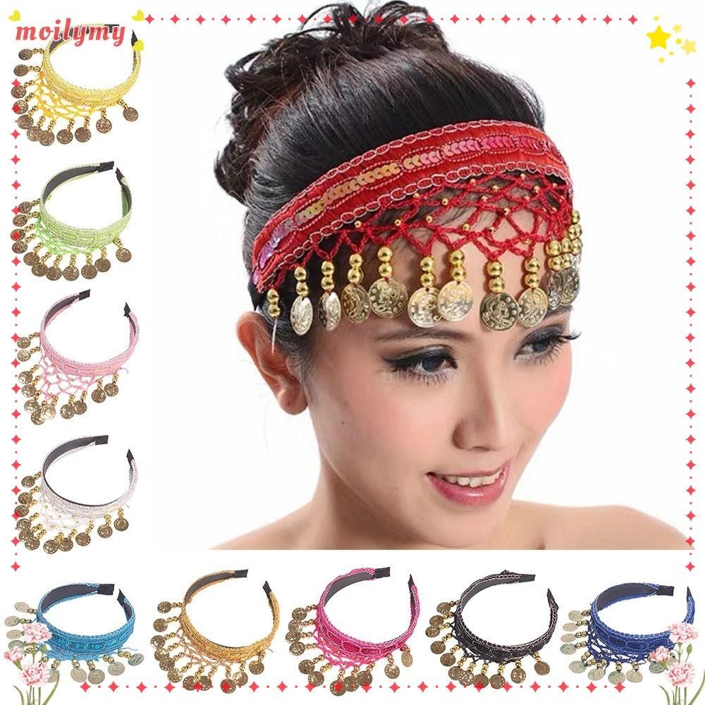 MOILYMY Hair Hoop, Belly Dance Costumes Hair Accessories Headwear, Hair ...