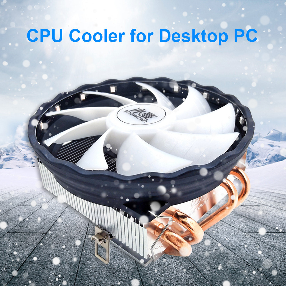 keepdreaming SNOWMAN 4 Heat Pipes CPU Cooler PWM 4 Pin PC Radiator ...