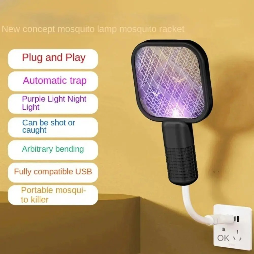 Mini Electric Mosquito USB Mosquito Swatte Swatter Racket Mosquito ...