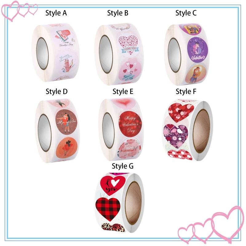 [meteorbdMY] Valentine Stickers Gift Wrap Stickers Labels Cards Decals ...