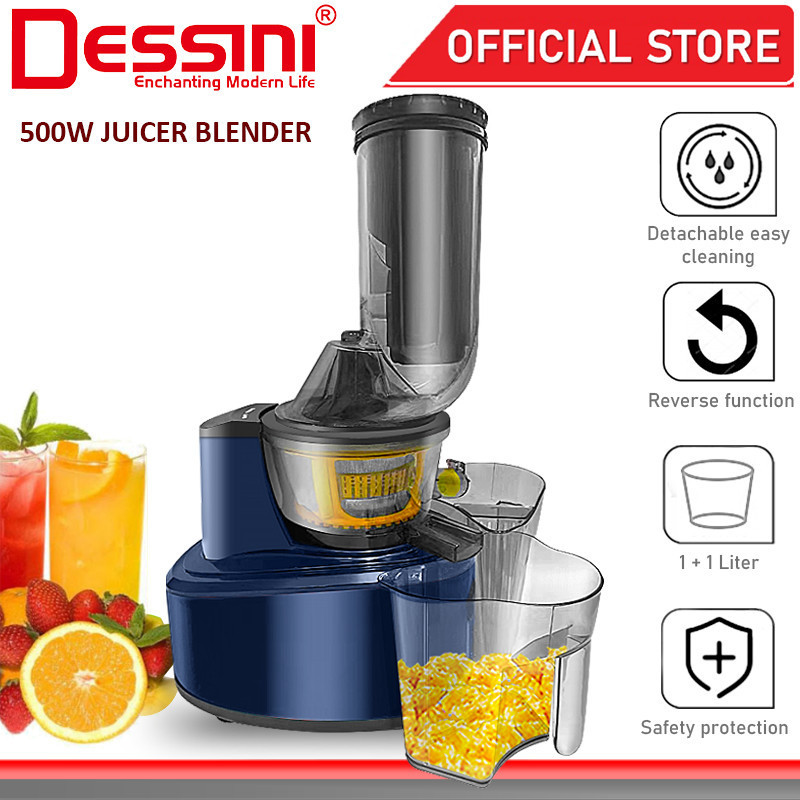DESSINI ITALY Electric Citrus Fruit Juicer Squeezer Blender Grinder ...