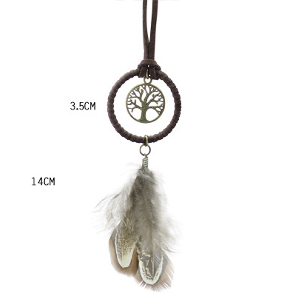 [Seriena.my] 3pcs Dream Catcher Pendant Handcraft Feather Keyring ...