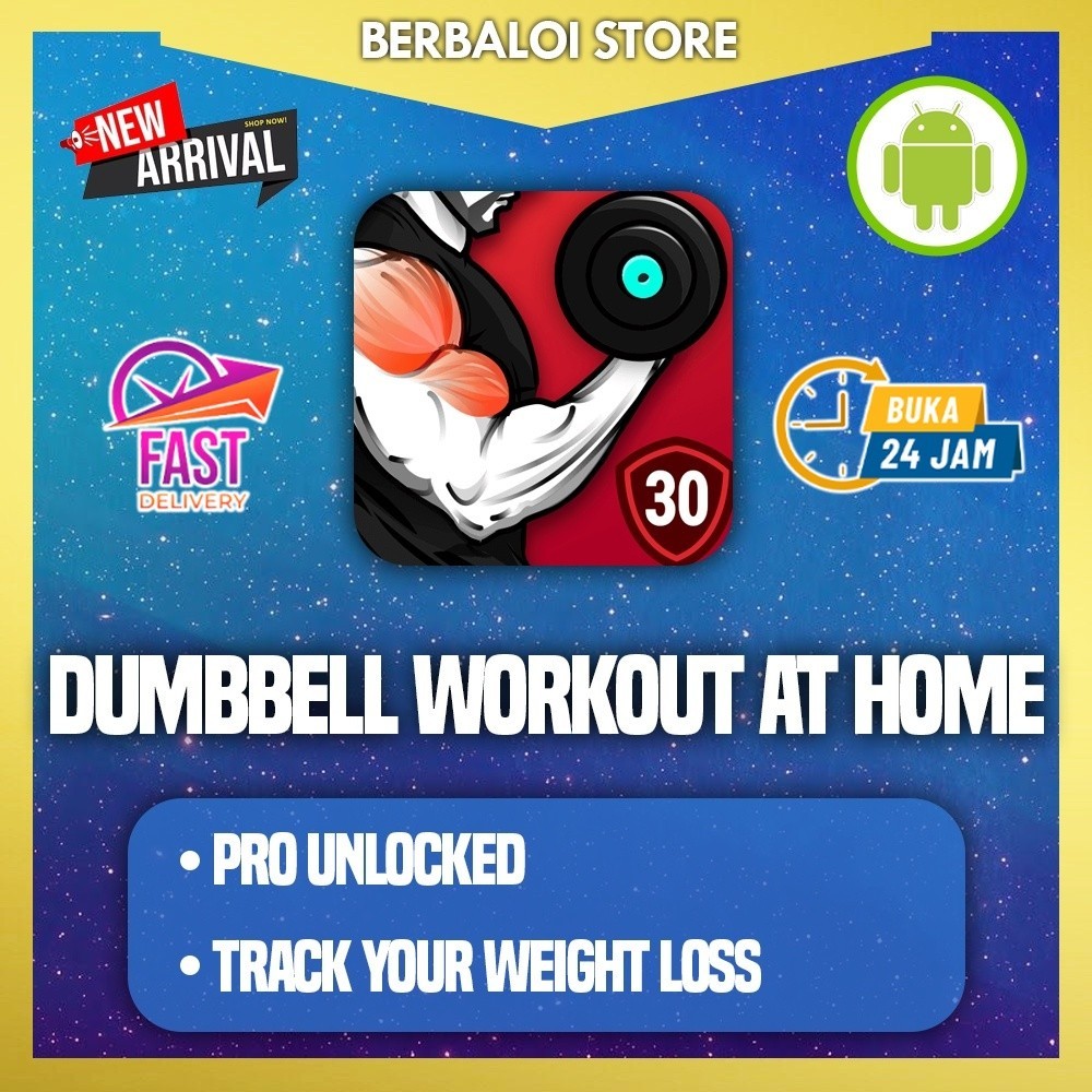 [FAST SEND] Dumbbell Workout at Home MOD LIFETIME WARRANTY &