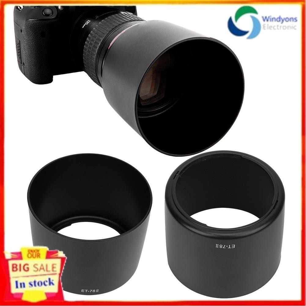 Et-78ii - Parasol Para C&aacute;mara Canon Ef 135 Mm F2l 180 Mm F3. | Cuotas Sin Inter&eacute;s