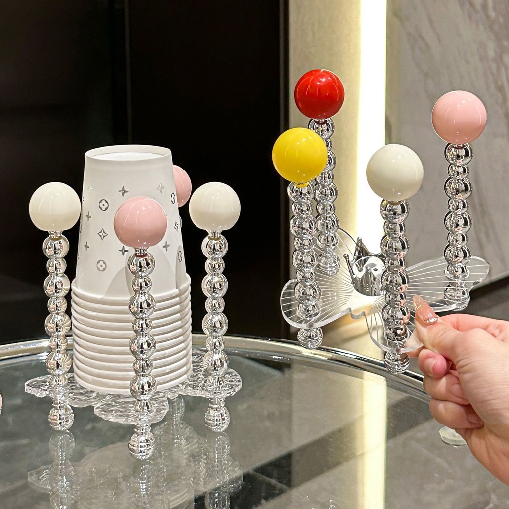Disposable Cup Storage Rack Household Countertop Creative High-End ...