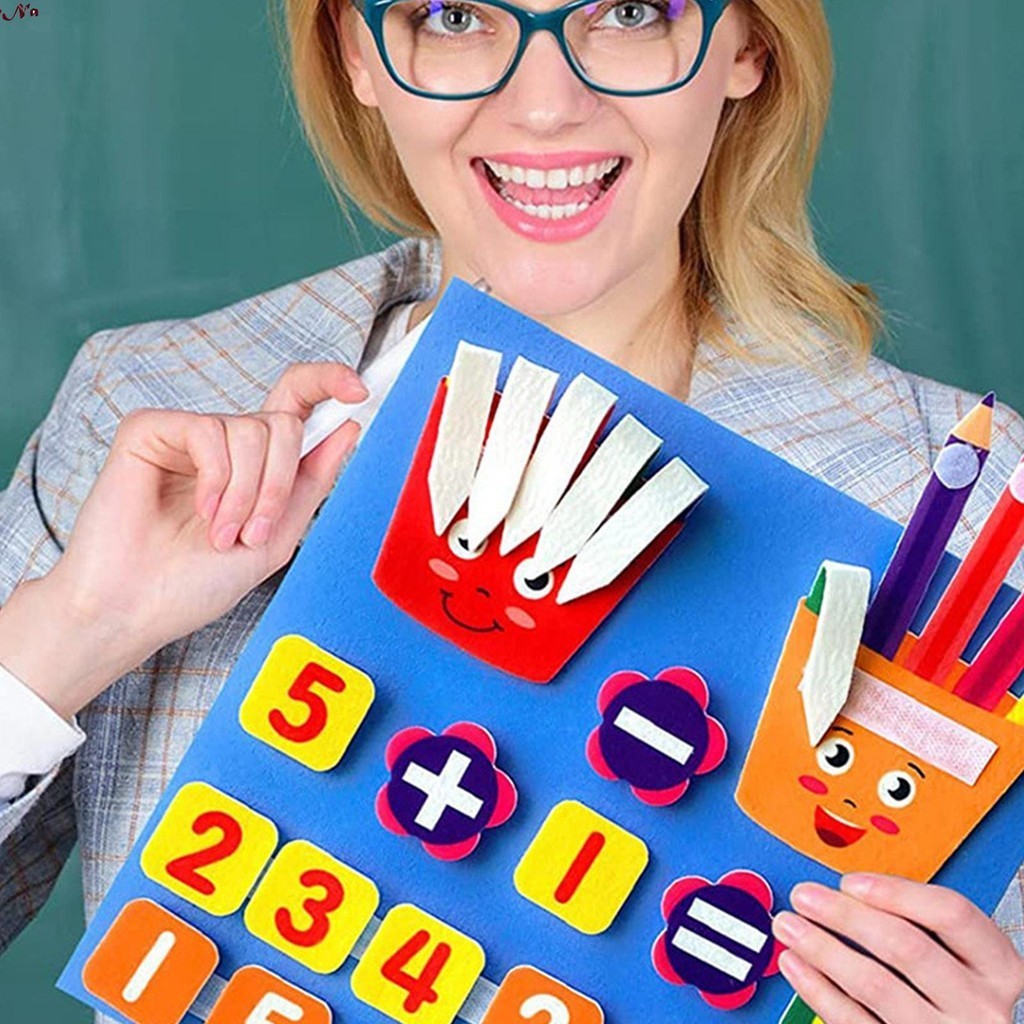 Early Learning Busy Board Finger Number Learning Counting Math Felt ...