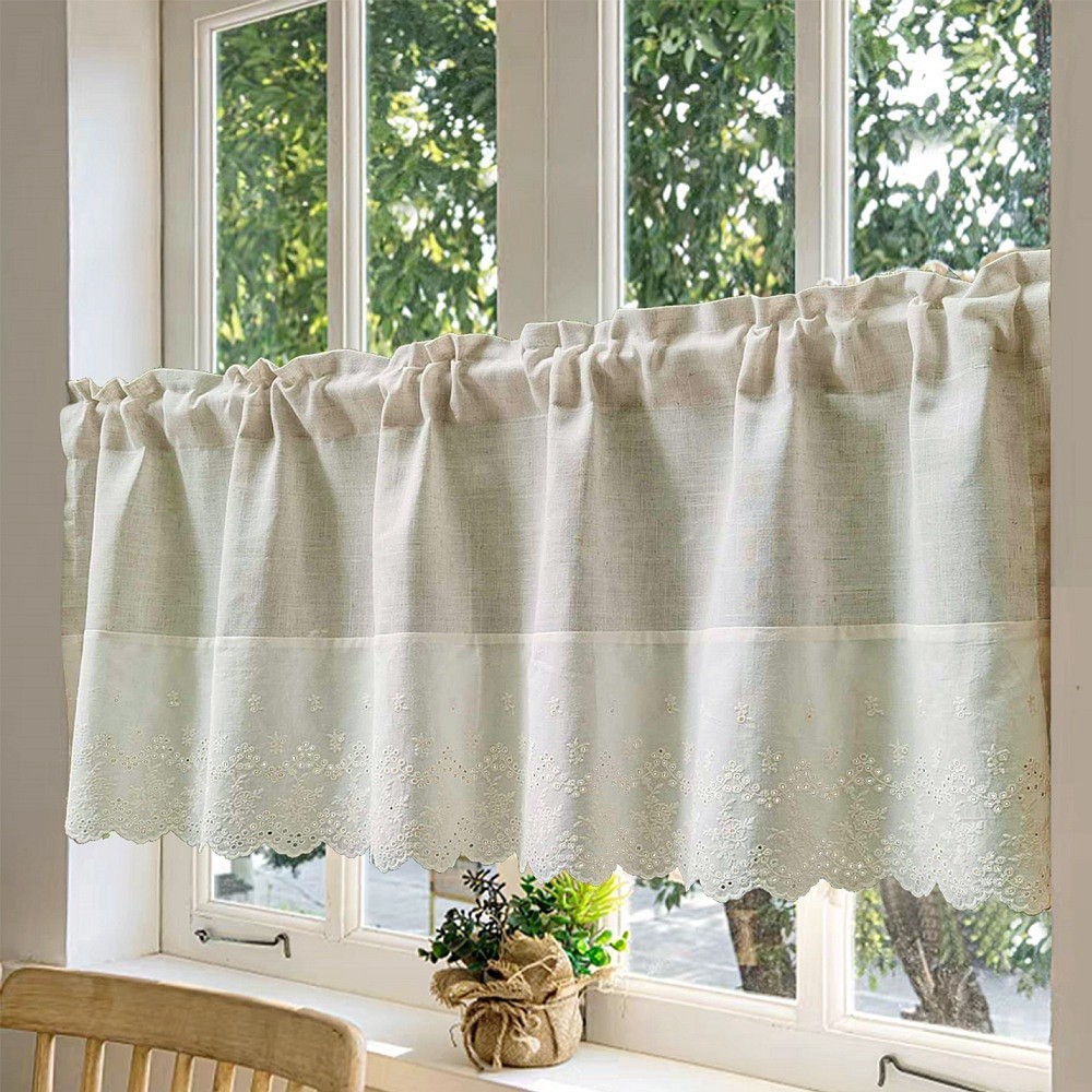 Elevate Your Kitchen with Stylish Curtain Toppers