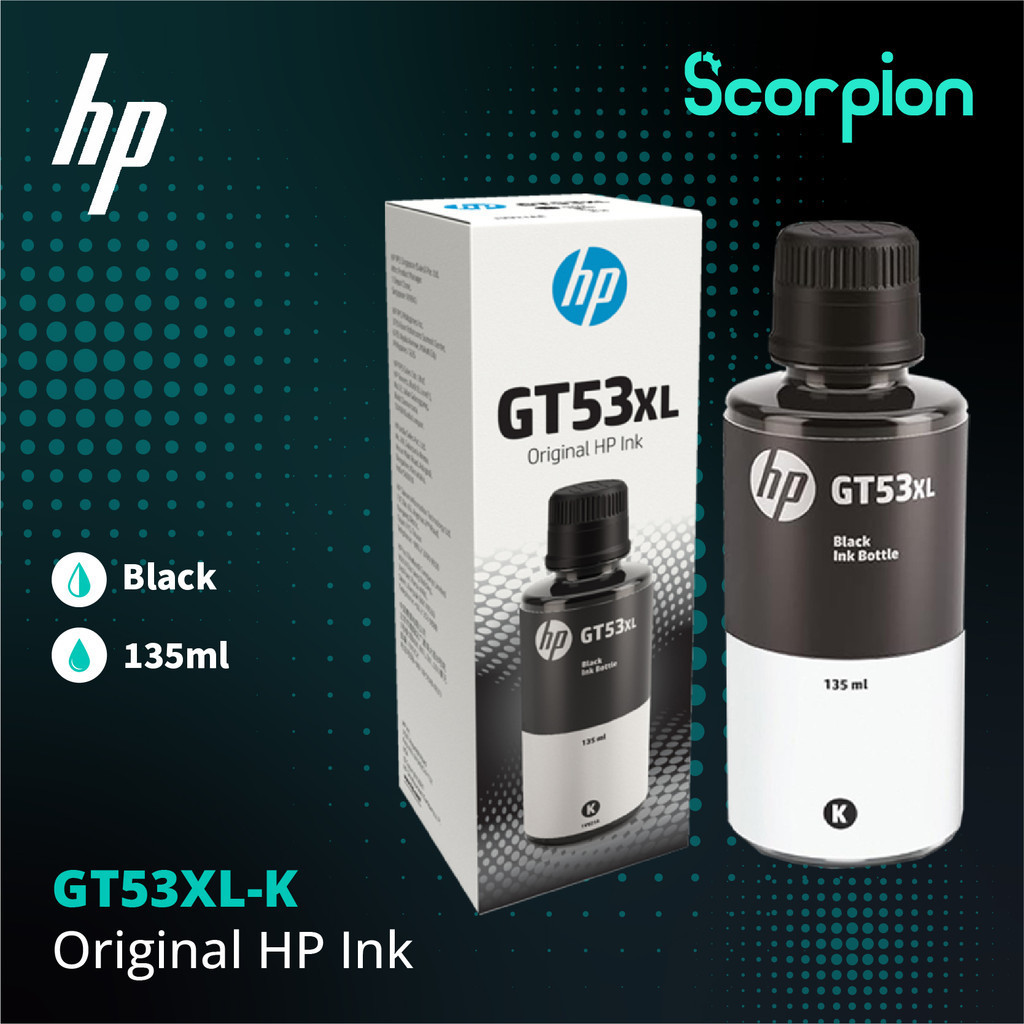 HP GT53XL 135-ml Black Original Ink Bottle | Shopee Malaysia