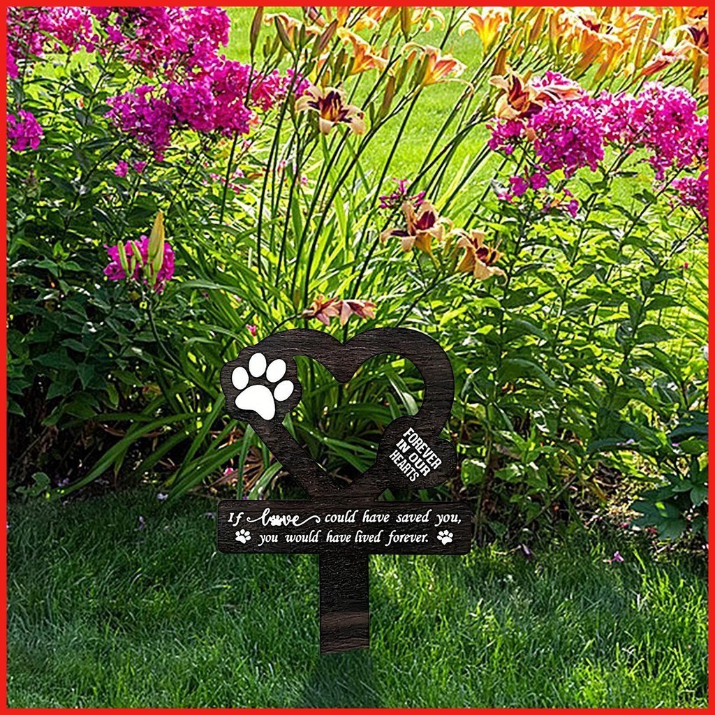 Pet Memorial Garden Stake Dog Cemetery Garden Stake Memorial Yard ...