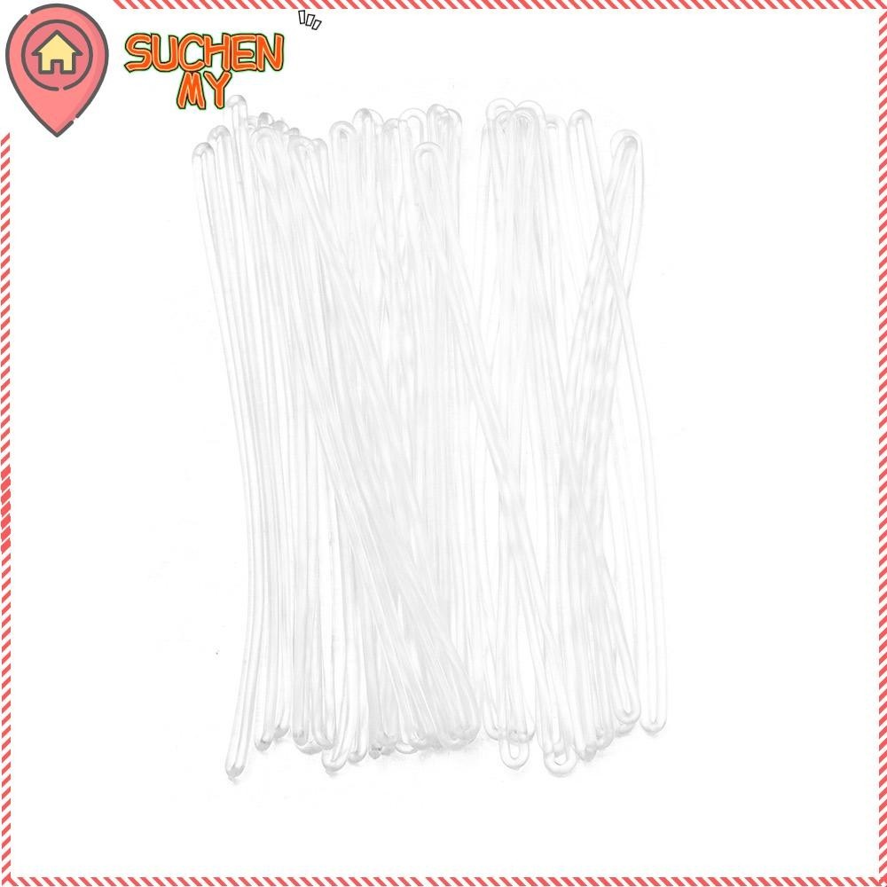 SUCHENMY 30 Pcs Transparent Plastic, Transparent PVC Luggage Loops ...