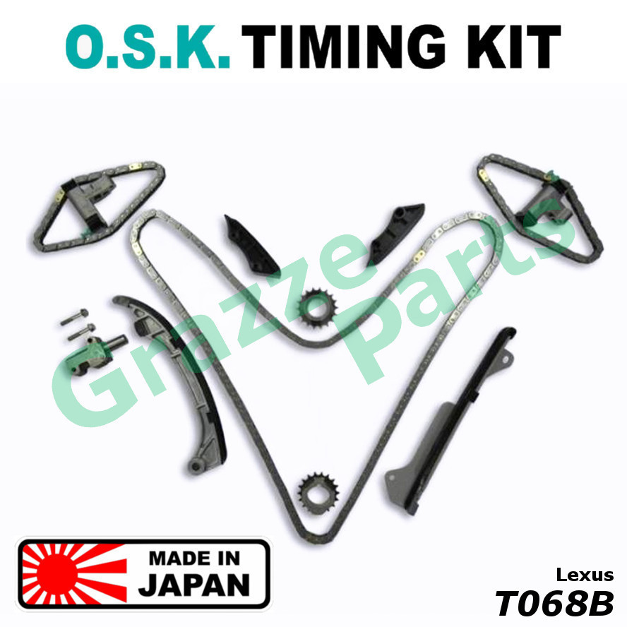 (14pc) OSK Made In Japan Timing Chain Kit Set for Toyota Lexus RX350 ...