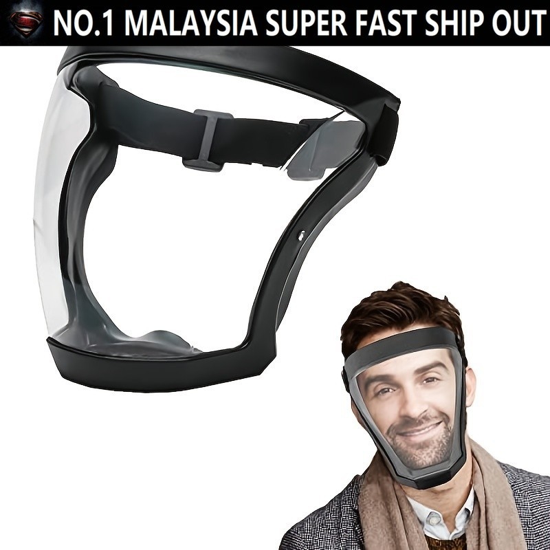 SP Full Face Shield, Super Protective Anti-Fog High-Definition Face ...