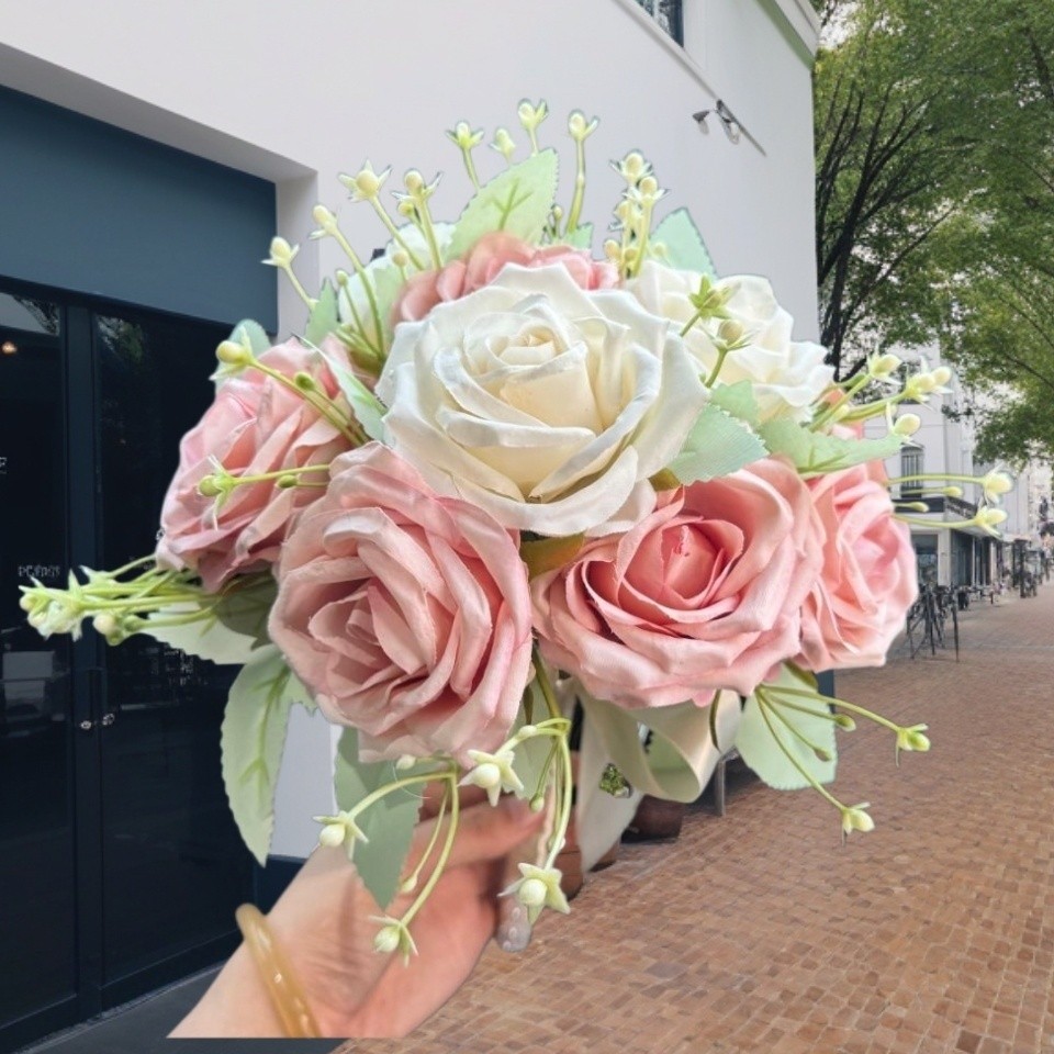2025 New perkahwinan Bunga wanita bunga tangan pengantin hand bouquet ...