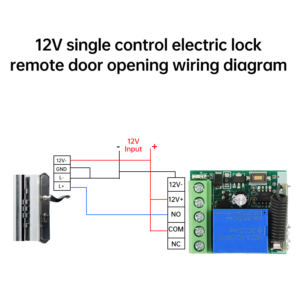 Pcbfun 1-Channel 433Mhz Universal Wireless Remote Control Switch Relay ...