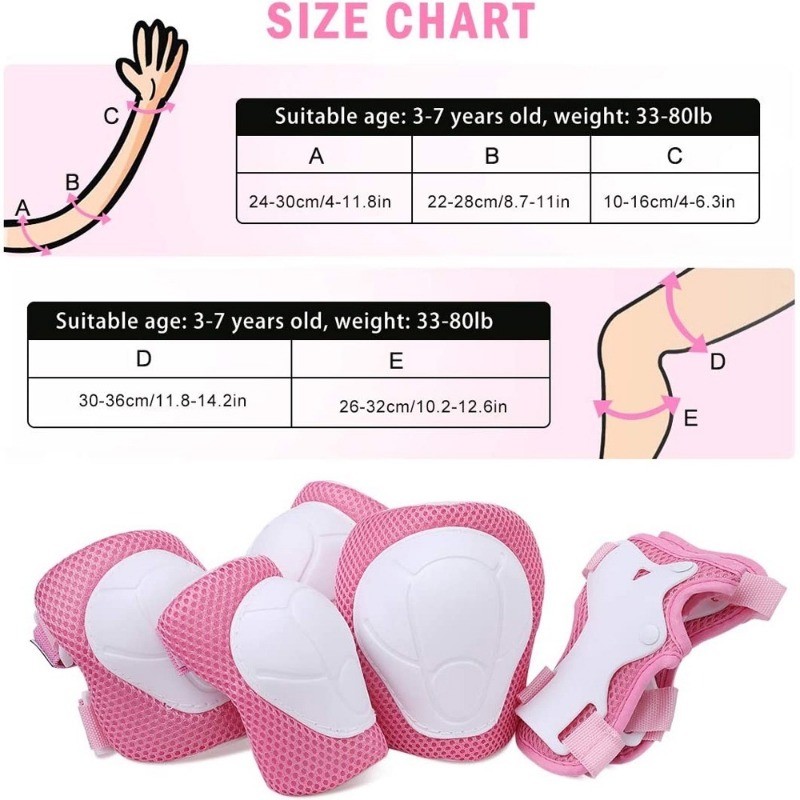 Kid Riding Protection Set Kid Helmet Knee Wrist Elbow Protection Gear ...