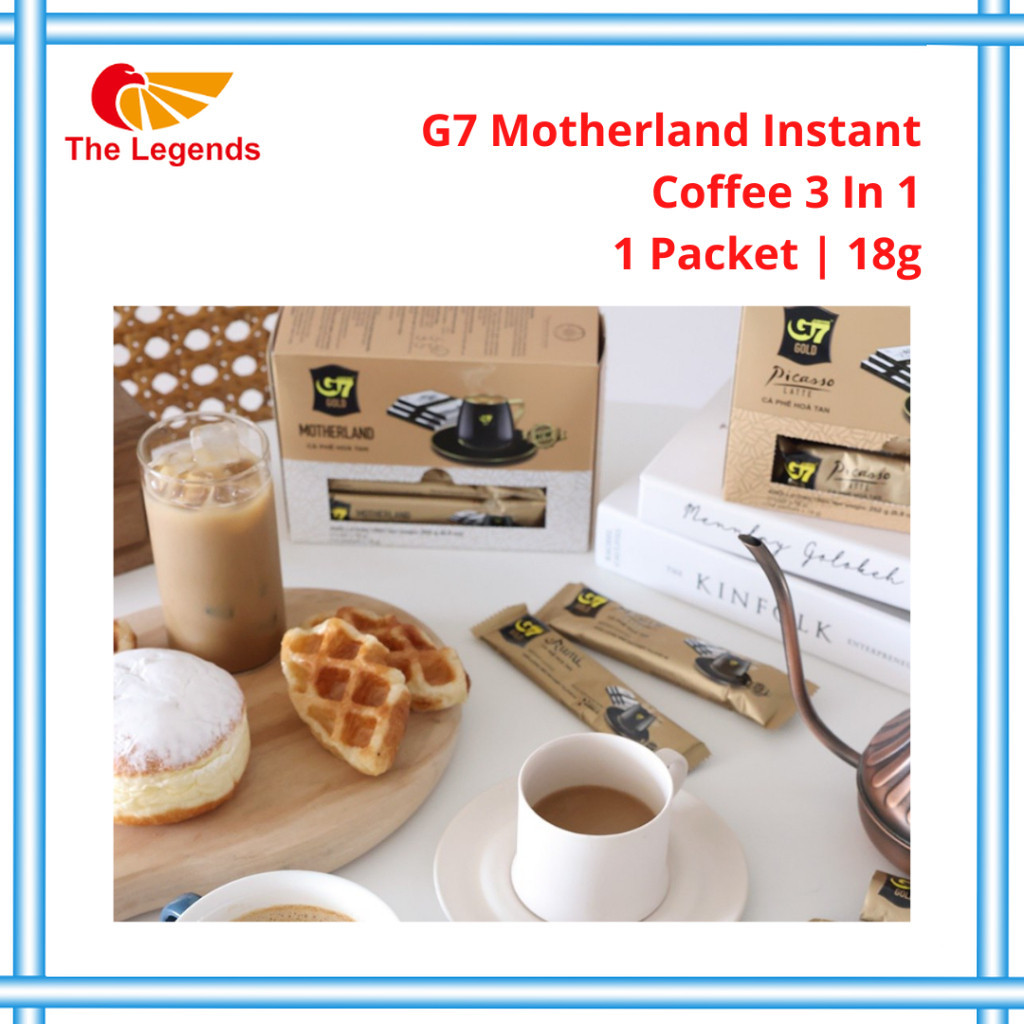 Vietnam Coffee Trung Nguyen Legend Classic G7 3 In 1 Instant Coffee ...