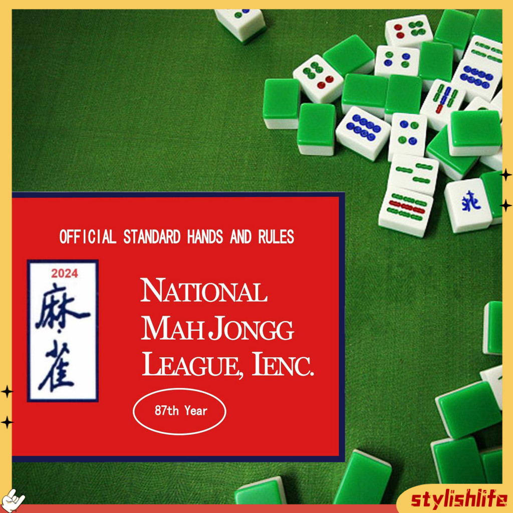 [stylishlife] Mahjong Card Set Mahjong Reference Cards 2024 Mahjong