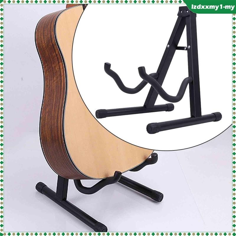 [ Electric Guitar Stand Floor Guitar Holder Professional A Frame ...