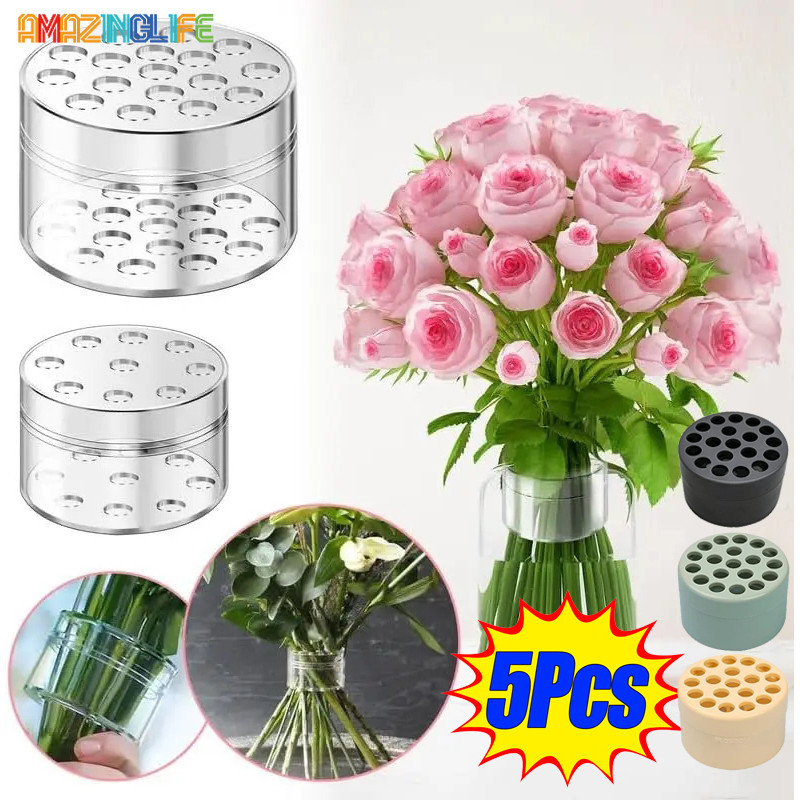 Support De Tige En Spirale Pour Arrangement Floraux Ikebana - ABS, Petite Et Grande Tailles, DIY Bouquet - 10
